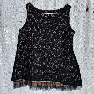 🌟Host Pick!🌟 Gap Kids Black Lace Tank Top